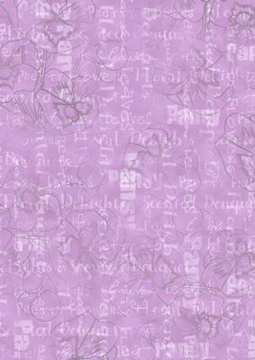 Pansy, Lace and Pearls Matching Vellum