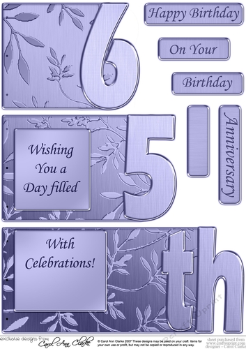 Roses and Metallic Lace No-Hole Fold Back Card