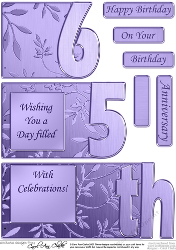 Roses and Metallic Lace No-Hole Fold Back Card