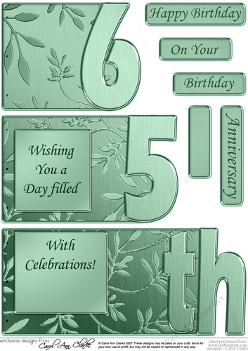 Roses and Metallic Lace No-Hole Fold Back Card