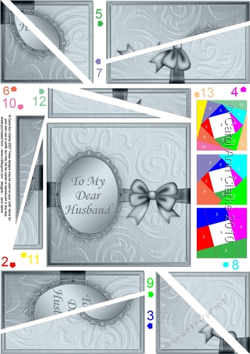 To my Husband Twisted Spiral Side Stacker