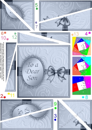 To a Dear Son Twisted Spiral Side Stacker
