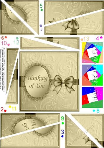 Thinking of You Twisted Spiral Side Stacker