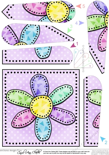 Patchwork Petals Fan Pyramage Topper