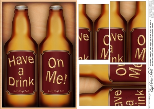 Have a Drink on Me! Beer Gift Set Pyramage Topper