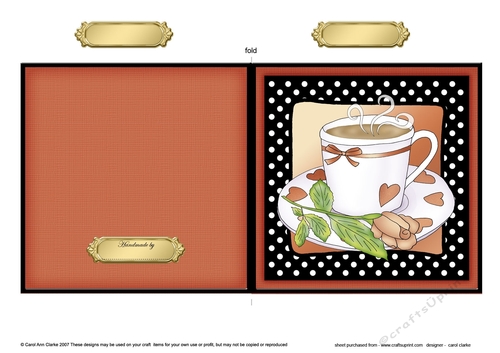 Time for Tea Quick Cut and Fold Card  