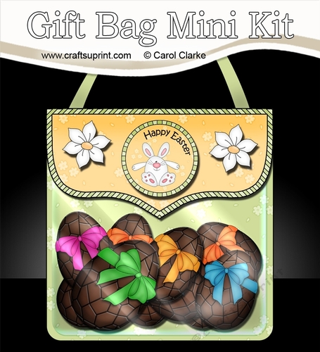 3D Easter Bunny Gift Bag Mini Kit