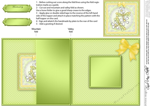 Dreamy Dragonflies No-hole Fold Back Card