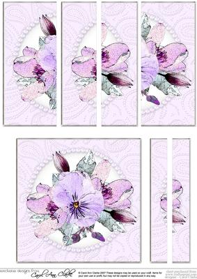 Posy and Pearls Quick Card with Side Stacker Topper