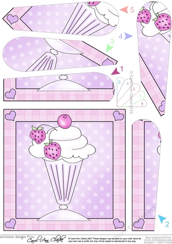 Sweet Treats Fan Pyramage Topper