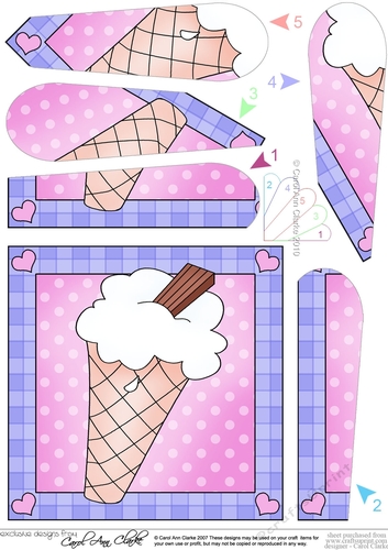 Sweet Treats Fan Pyramage Topper