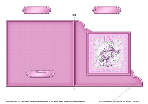 Dreamy Dragonflies Cut and Fold Corner Card 
