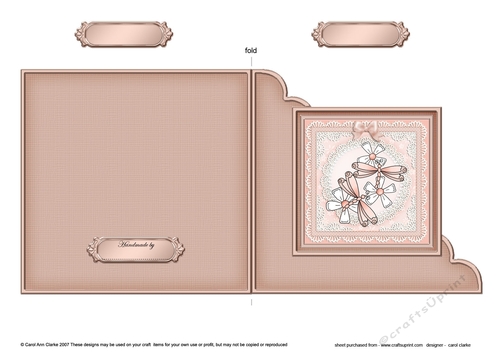 Dreamy Dragonflies Cut and Fold Corner Card 