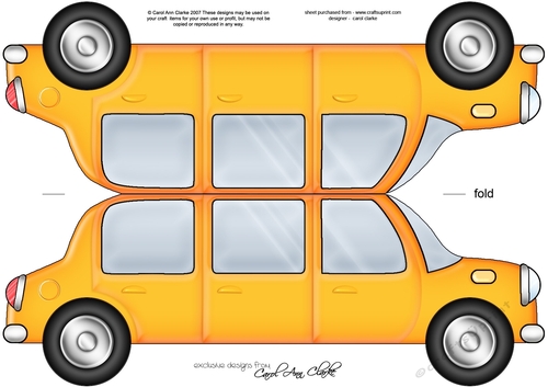 Large DL Stretch Limo Shaped Card