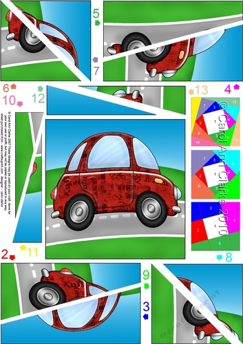 Funky Car Twisted Spiral Side Stacker