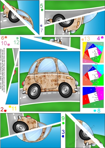 Funky Car Twisted Spiral Side Stacker