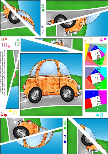 Funky Car Twisted Spiral Side Stacker