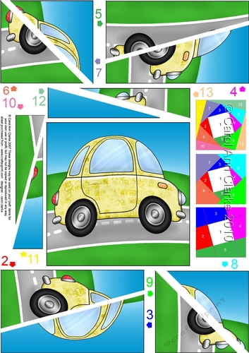 Funky Car Twisted Spiral Side Stacker