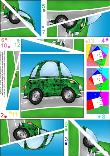 Funky Car Twisted Spiral Side Stacker