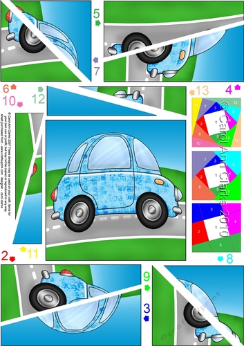 Funky Car Twisted Spiral Side Stacker