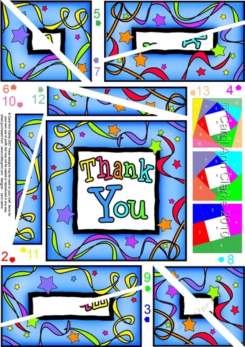 Thank You Twisted Spiral Side Stacker