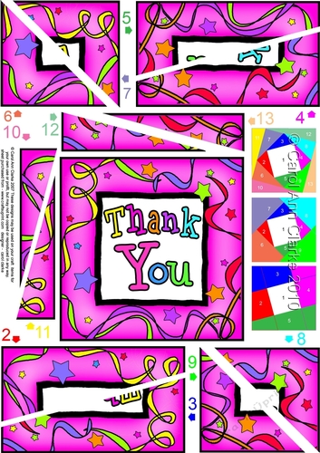 Thank You Twisted Spiral Side Stacker