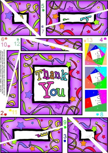 Thank You Twisted Spiral Side Stacker