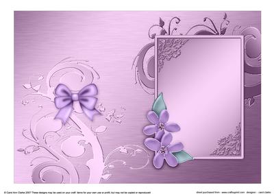 Flowers with Diamonds Matching Insert 5 x 7 Portrait