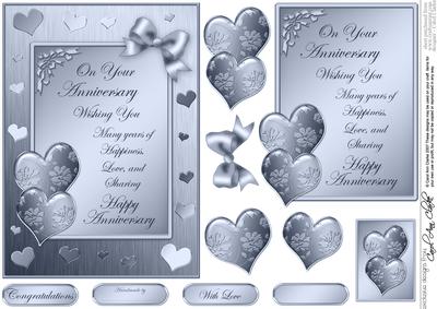 Elegant Romance Quick Card with 3D Decoupage