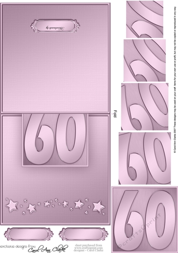 60th No-Hole Over the Edge & spiral pyramid topper