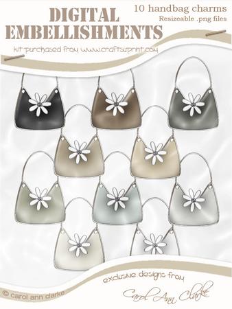 'enamel' Handbag Digital Embellishments