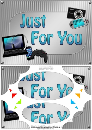 A5 JUST FOR YOU Gadgets n Gizmos Scallop Corners & Pyramage