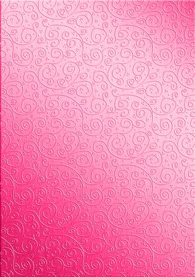 'metallic Swirls Embossed' Backing Paper