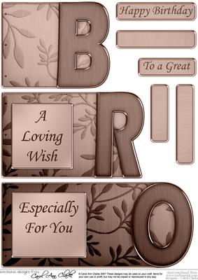 Bro Elegant Metallic Book Sheet