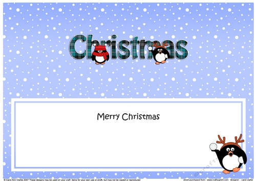 Large DL MERRY CHRISTMAS 3D decoupage 