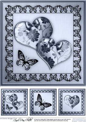 Elegant Romance 8 x 8 Quick Card Topper