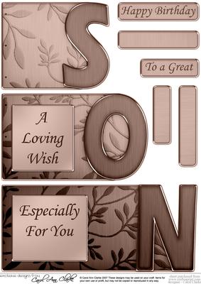 Son Elegant Metallic Book Sheet