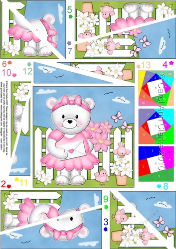 Teddy Tess Twisted Spiral Side Stacker