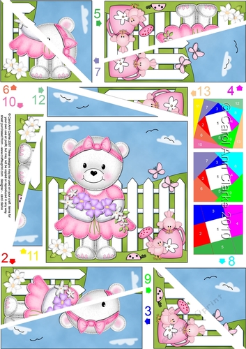 Teddy Tess Twisted Spiral Side Stacker
