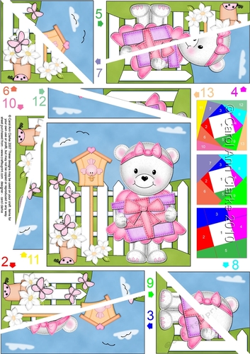 Teddy Tess Twisted Spiral Side Stacker