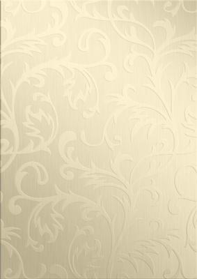 Elegant Metallic Greeting Matching Vellum