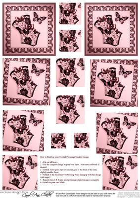 Elegant Boudoir Twisted Pyramage Sheet