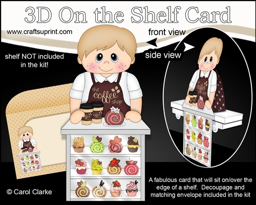 3D on the Shelf Card Kit - the Coffee Shop Man Lawson