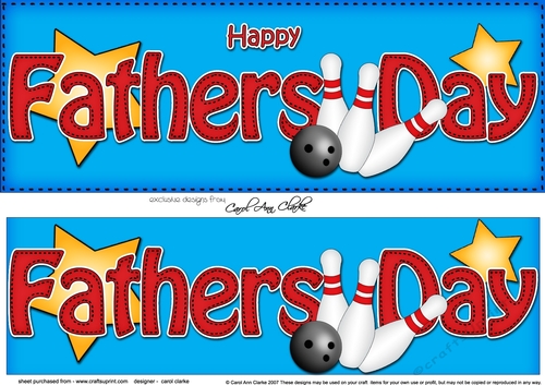 Large DL HAPPY FATHERS DAY 3D decoupage