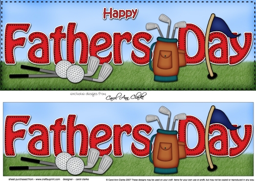 Large DL HAPPY FATHERS DAY 3D decoupage