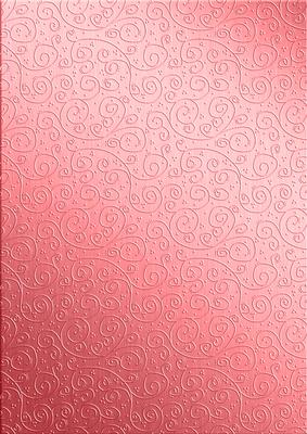 'metallic Swirls Embossed' Backing Paper