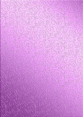 'metallic Swirls Embossed' Backing Paper
