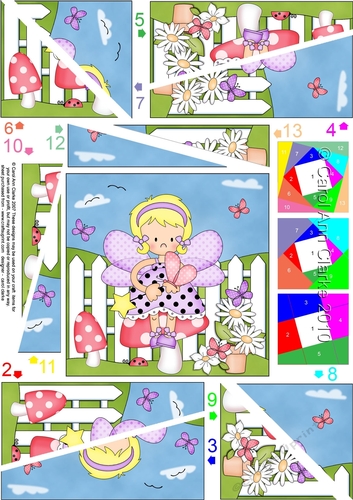 Girlz Fiz Fairy Twisted Spiral Side Stacker