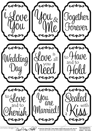 3D Greetings Sentiment Sheet