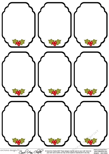 3D Christmas Greetings Sentiment Sheet